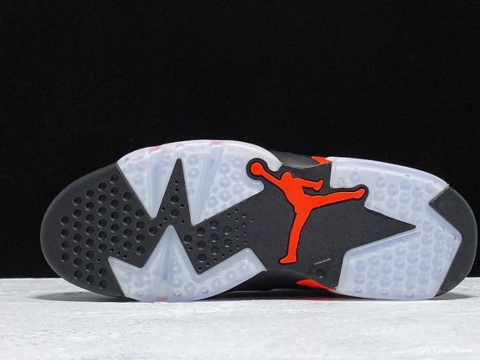1st Kicks Retro Air Jordan 384664-060 OG Black Infrared 6 0722